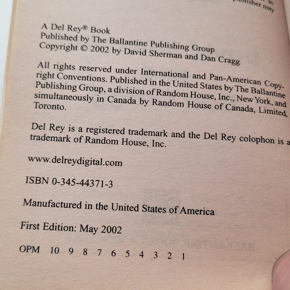 David Sherman Kingdom's Swords Paperback 1st Printing Starfist‎ Book VII Good
